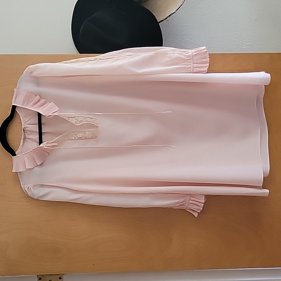 AUTHENTI-Chloé Lingerie Sleepwear/slip Dress Mini Vintage 1970s Baby Pink size L - Picture 13 of 16